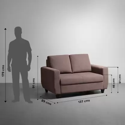 Bae Fabric 2 + 1 + 1 Woody Brown Sofa Set (Delivery condition –  DIY(Do-It-Yourself)) – Westido